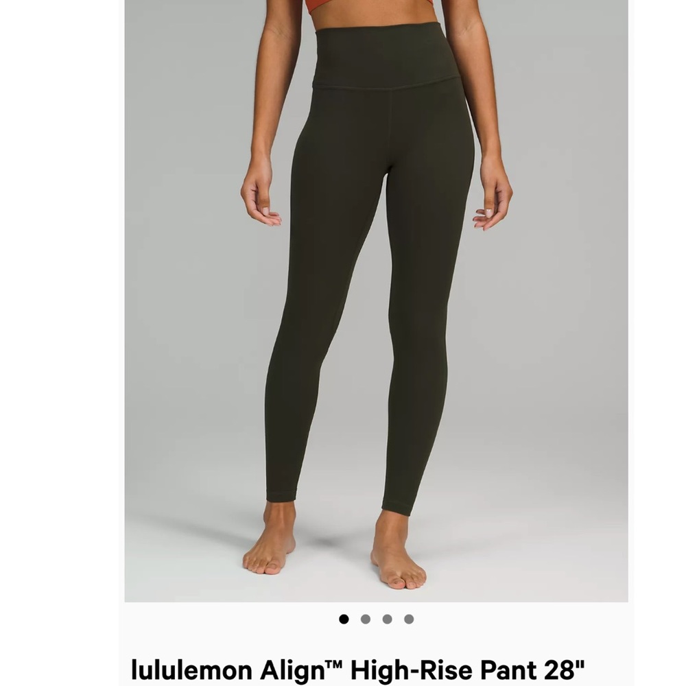 NWT lululemon align HR pant 28”